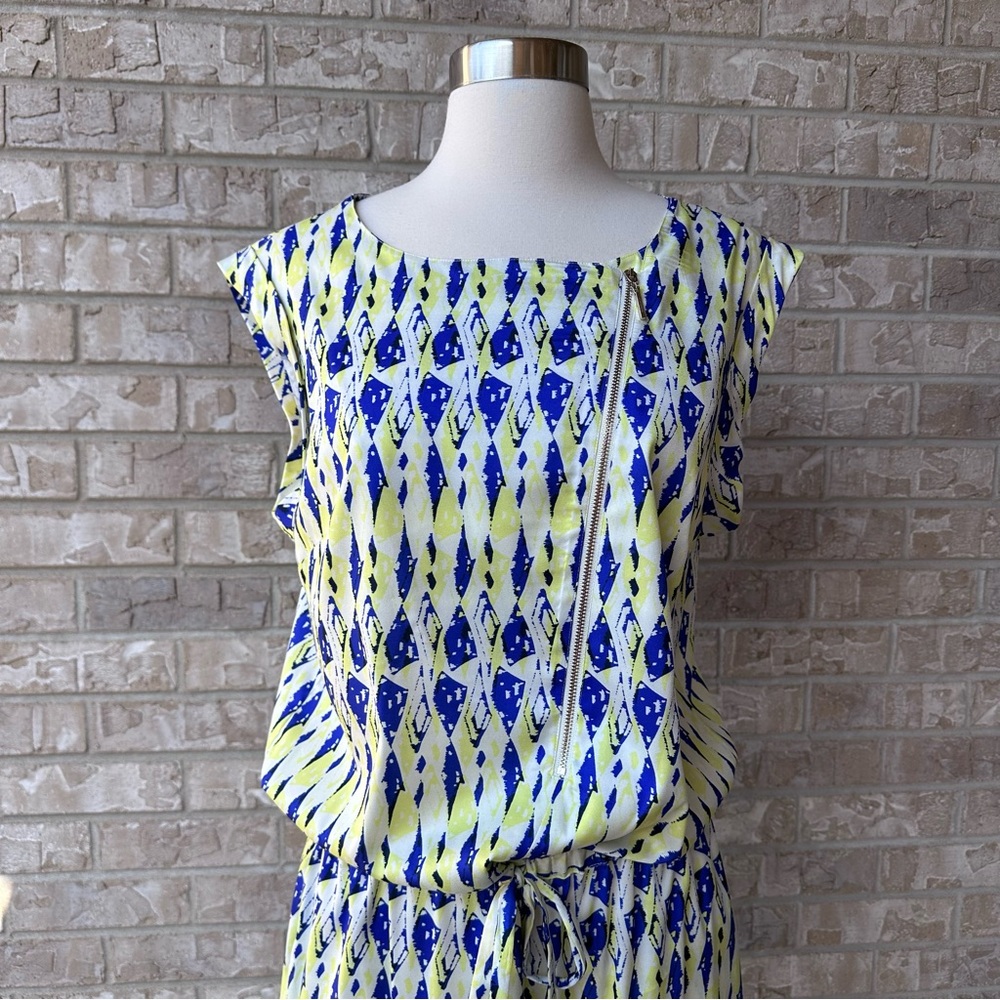 Catherine Catherine Melandrino Stylish Blue And Y… - image 4